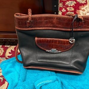 Brighton brown and black shoulder bag